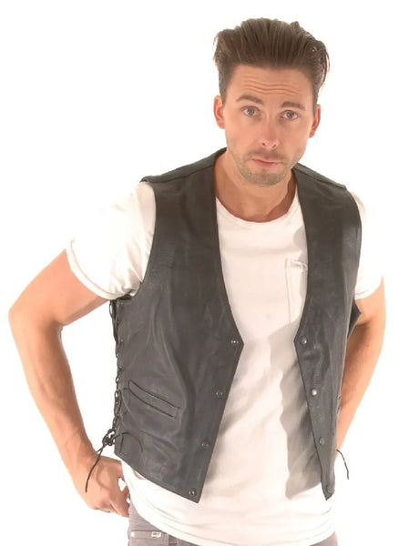West coast design basic biker skinnvest.