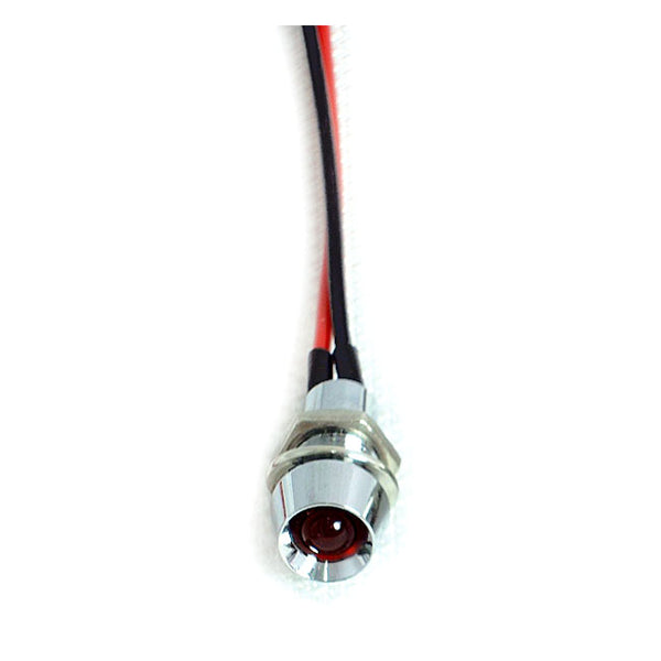 Custom LED indicator light. 8 mm.