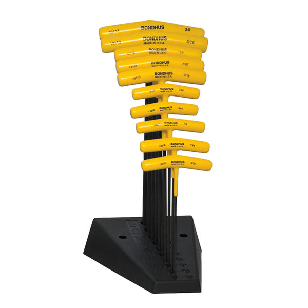 BONDHUS, T-HANDLE ALLEN WRENCH SET. Tommer.