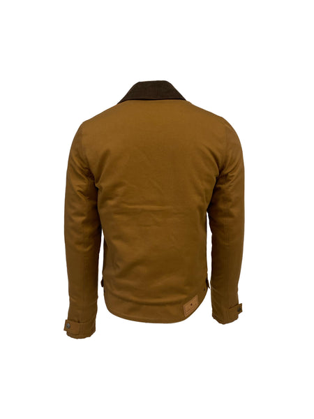 ROKKER CANVAS JACKET - TOBACCO BROWN