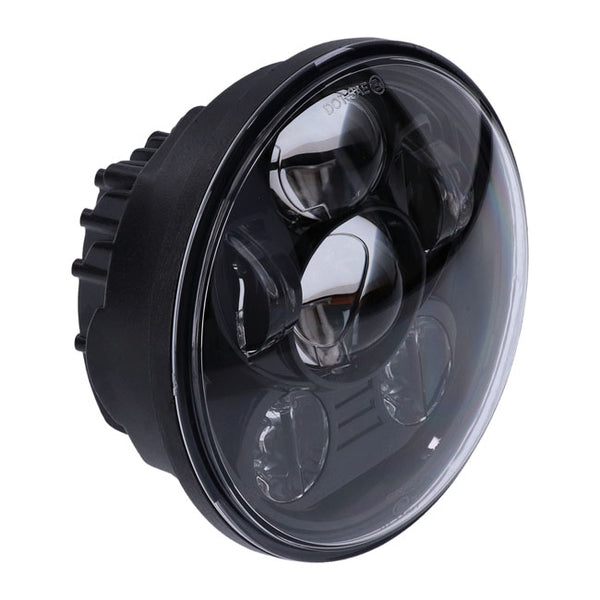 BRIGHT, 5.75 INCH LED HEADLAMP UNIT. BLACK