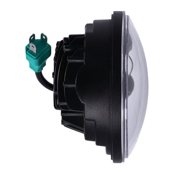 BRIGHT, 5.75 INCH LED HEADLAMP UNIT. BLACK