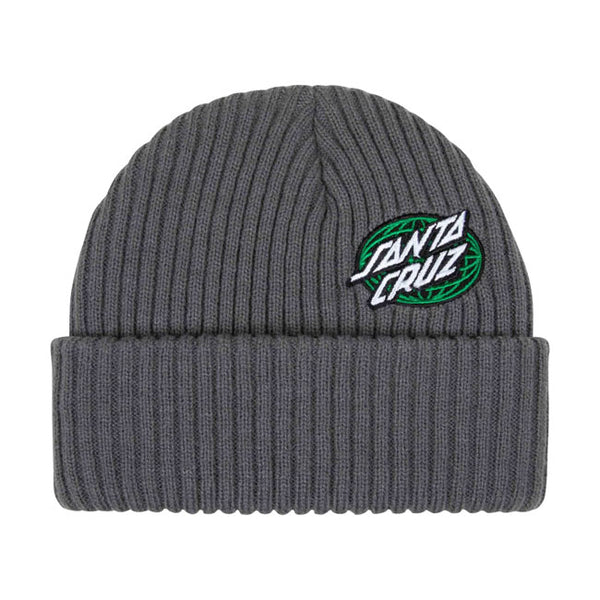 Santa Cruz Global Oval Dot beanie storm grey