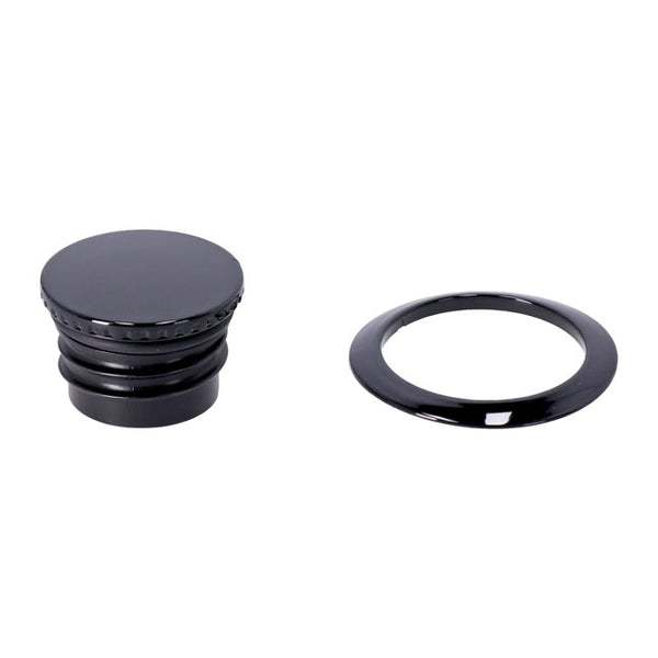 Pop-up gas cap black. HD Softail M8.