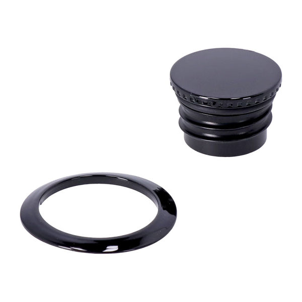Pop-up gas cap black. HD Softail M8.