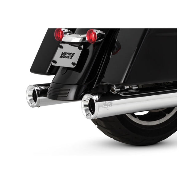 VANCE & HINES, 4" ELIMINATOR 400 SLIP-ON MUFFLERS. 17-23 HD Touring.