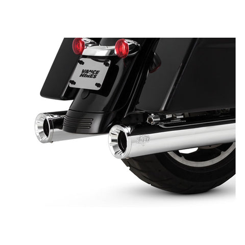 VANCE & HINES, 4" ELIMINATOR 400 SLIP-ON MUFFLERS. 17-23 HD Touring.