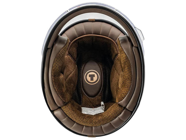 TORC NEWPORT DREAMLINER GREY RETRO HELHJELM. Sort/Beige/grå.