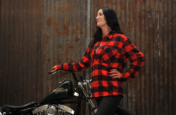Dickies- skjorte "SACRAMENTO" Rød
