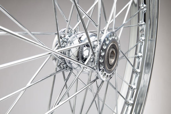 LACED FRONT WHEEL. SPOOLHUB. "21"