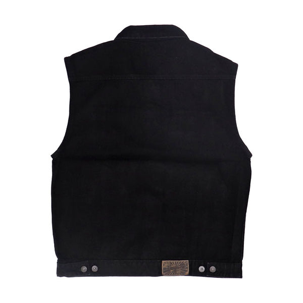 Demin vest. Sort