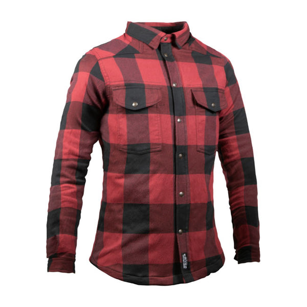 John Doe kevlar skjorte - Rød/svart. Dame