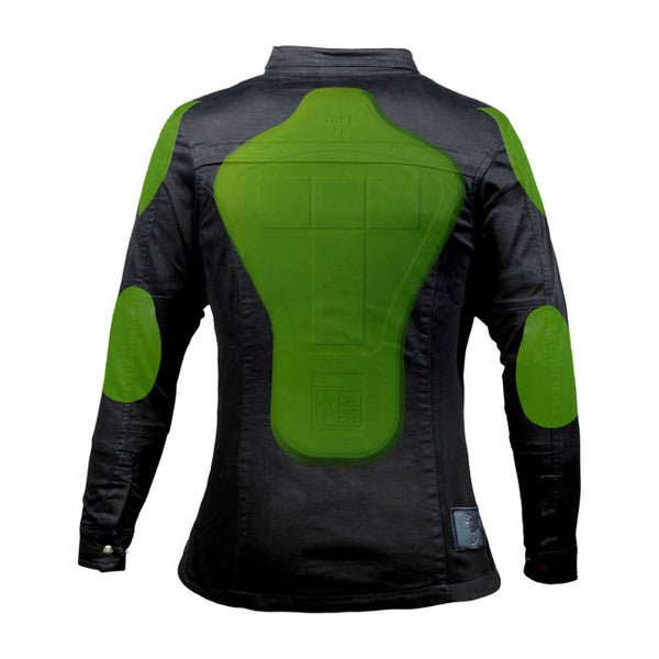 John Doe kevlar skjorte-Svart. Dame