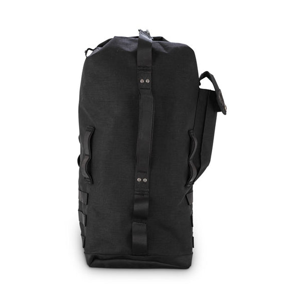 BURLY VOYAGER SISSY BAR BACKPACK DARK BLACK