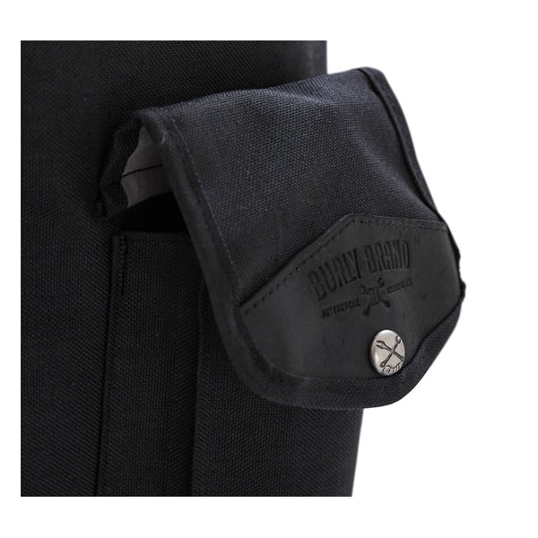 BURLY VOYAGER SISSY BAR BACKPACK DARK BLACK