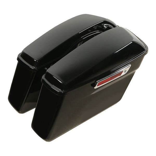 STANDARD SADDLEBAG SET. BLACK. HD touring. 14-23.