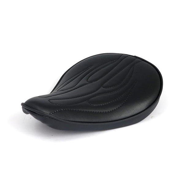 FITZZ CUSTOM SOLO SEAT sort flamme