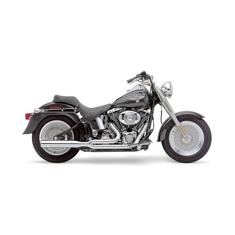 Cobra Power Pro 2-1 eksosanlegg til HD softail 07-11. Krom.