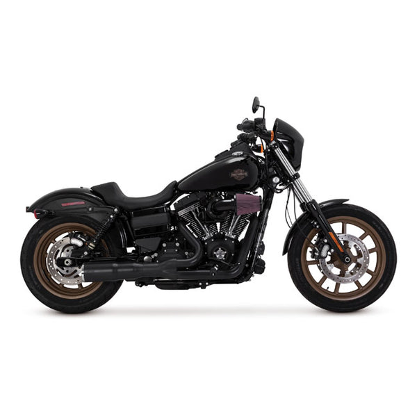 V&H Hi output Black. 2-1 eksosanlegg. 06-17 Dyna.