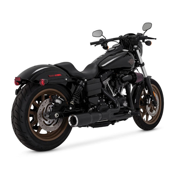V&H Hi output Black. 2-1 eksosanlegg. 06-17 Dyna.