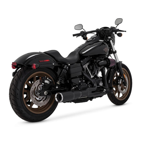 V&H Hi output Black. 2-1 eksosanlegg. 06-17 Dyna.