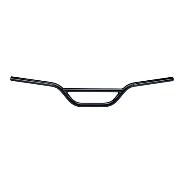 BILTWELL HANDLEBAR MOTO BAR 7/8" (22MM) BLACK, TUV APPR.