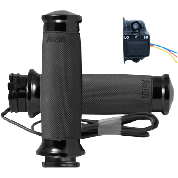AVON CONTOUR, HEATED GRIPS. BLACK.
