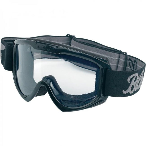 BILTWELL MOTO 2.0 SCRIPT GOGGLES BLACK