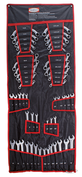 50-PIECE METRIC & INCH SIZE SPANNER ASSORTMENT