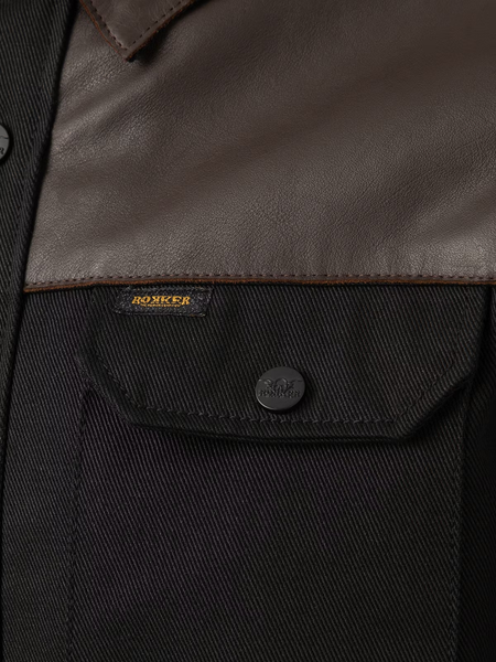 ROKKER BOZEMAN RIDER SHIRT. BROWN OR BLACK.