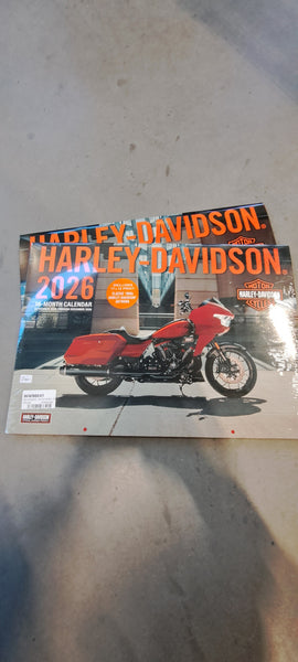 Harley-Davidson Motorcycles Calendar. 2026.