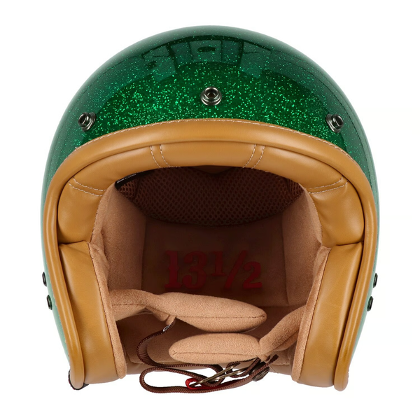 13 1/2 Skull bucket helmet Lucky clover