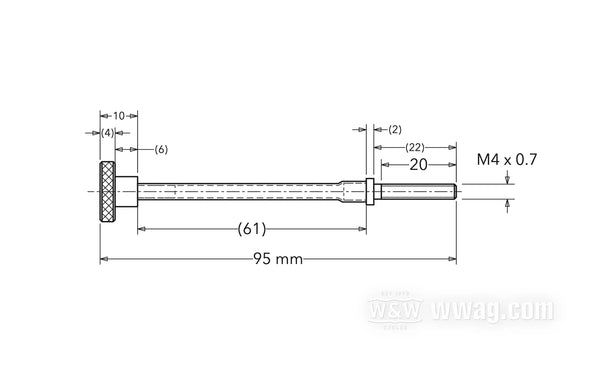 Bates Idle Adjuster Screws for CV-Carburetors.