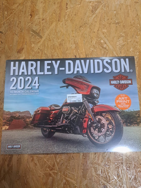 Harley-Davidson Motorcycles Calendar. 2024.