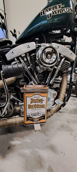 Kaffeboks. Harley Davidson - Triumph