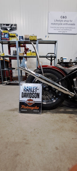 Harley Davidson Motorcycles. Skilt