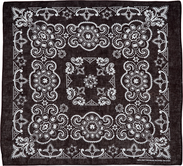 Carolina Mfg. Paisley Bandanas. "Austin"