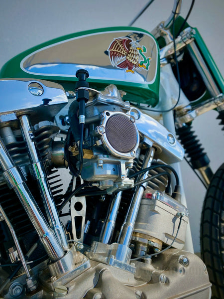 Prism Supply Bristol Breather Carburetor Covers. Keihin CV.