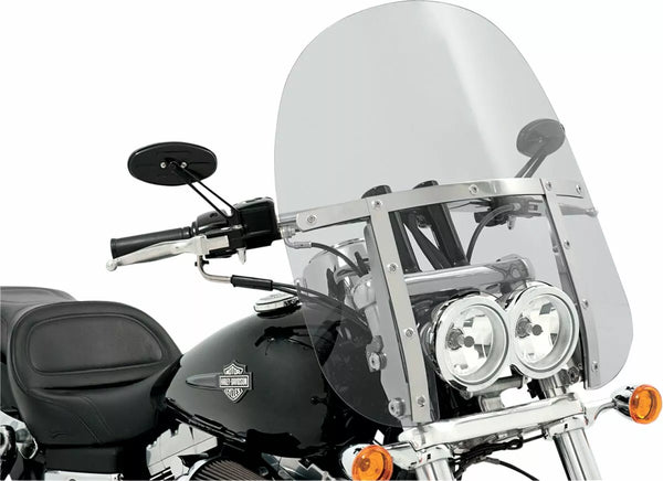 Memphis shades Fats Windshield. HD FAT BOB FXDF. "17". Klart glass.