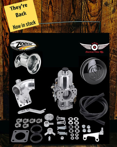 SU Eliminator II forgasser kit. Polished.