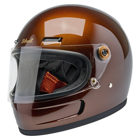 BILTWELL GRINGO SV HELMET METALLIC WHISKEY