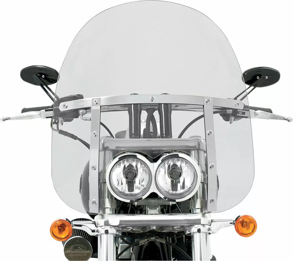 Memphis shades Fats Windshield. HD FAT BOB FXDF. "17". Klart glass.