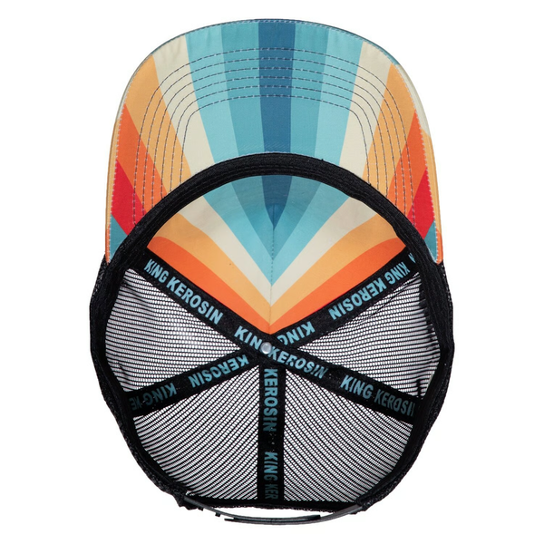 King Kerosin Chopper Shit trucker cap blue/orange