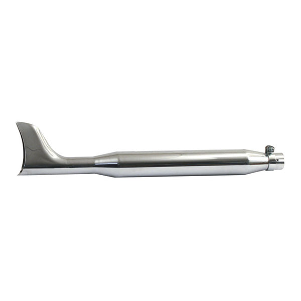 FISHTAIL UNIVERSAL MUFFLER  "30" LONG CHROME.