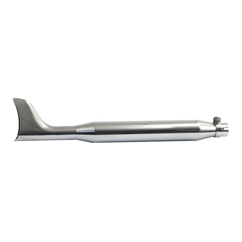 FISHTAIL UNIVERSAL MUFFLER  "30" LONG CHROME.