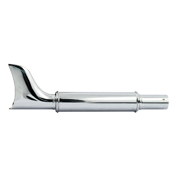 MCS Fishtail classic universal muffler 20" long chrome