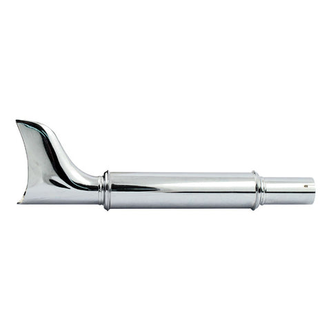 MCS Fishtail classic universal muffler 20" long chrome
