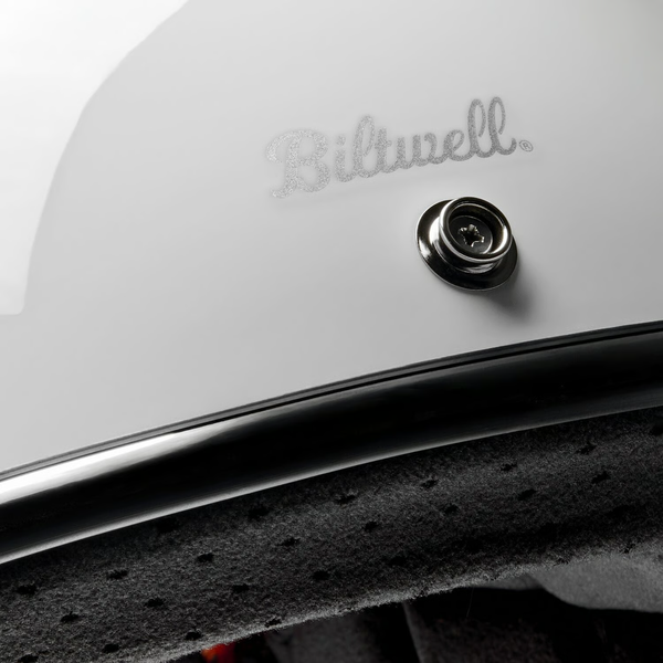 BILTWELL GRINGO HELMET GLOSS WHITE