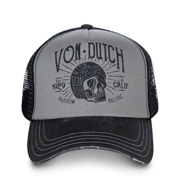 VON DUTCH BASEBALL CAP CREW1B GREY