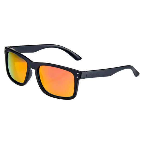 Biltwell Ramblr sunglasses. Grey smoke-Red mirror.